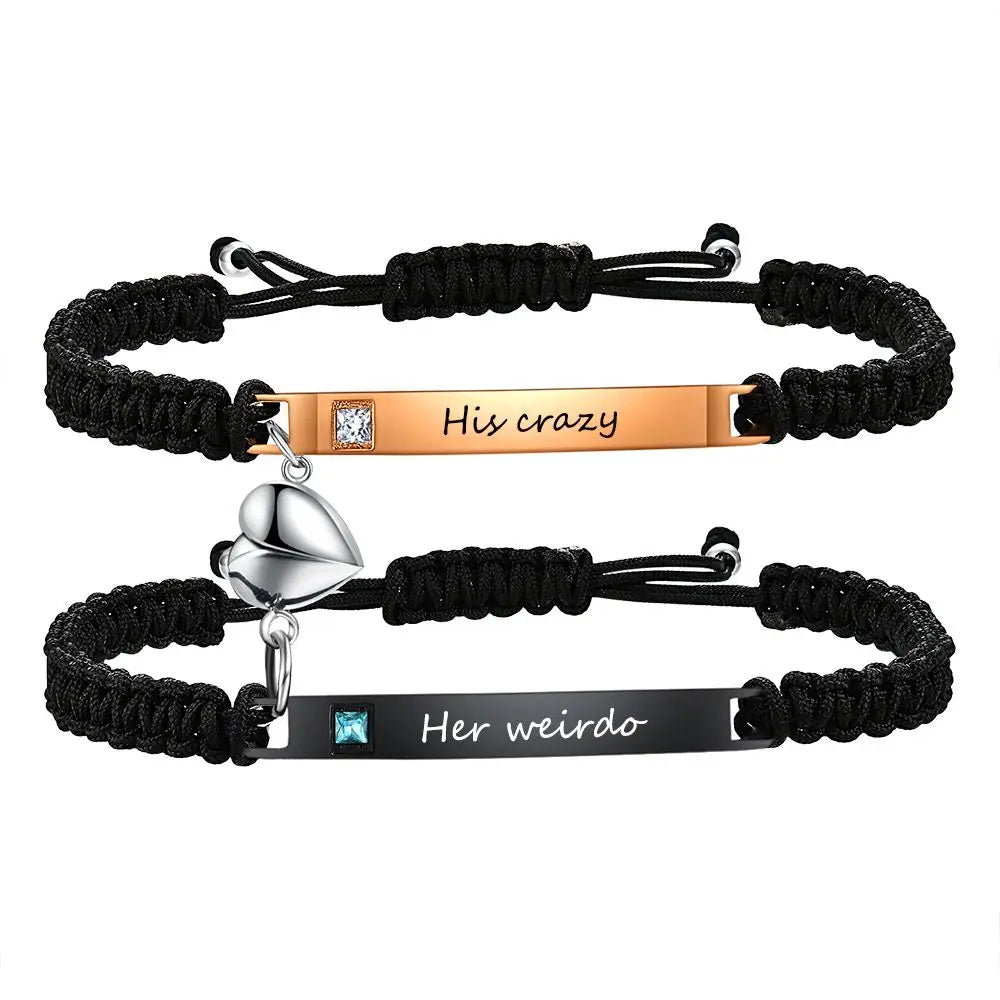 Ketting met bar en tekst gegraveerd
