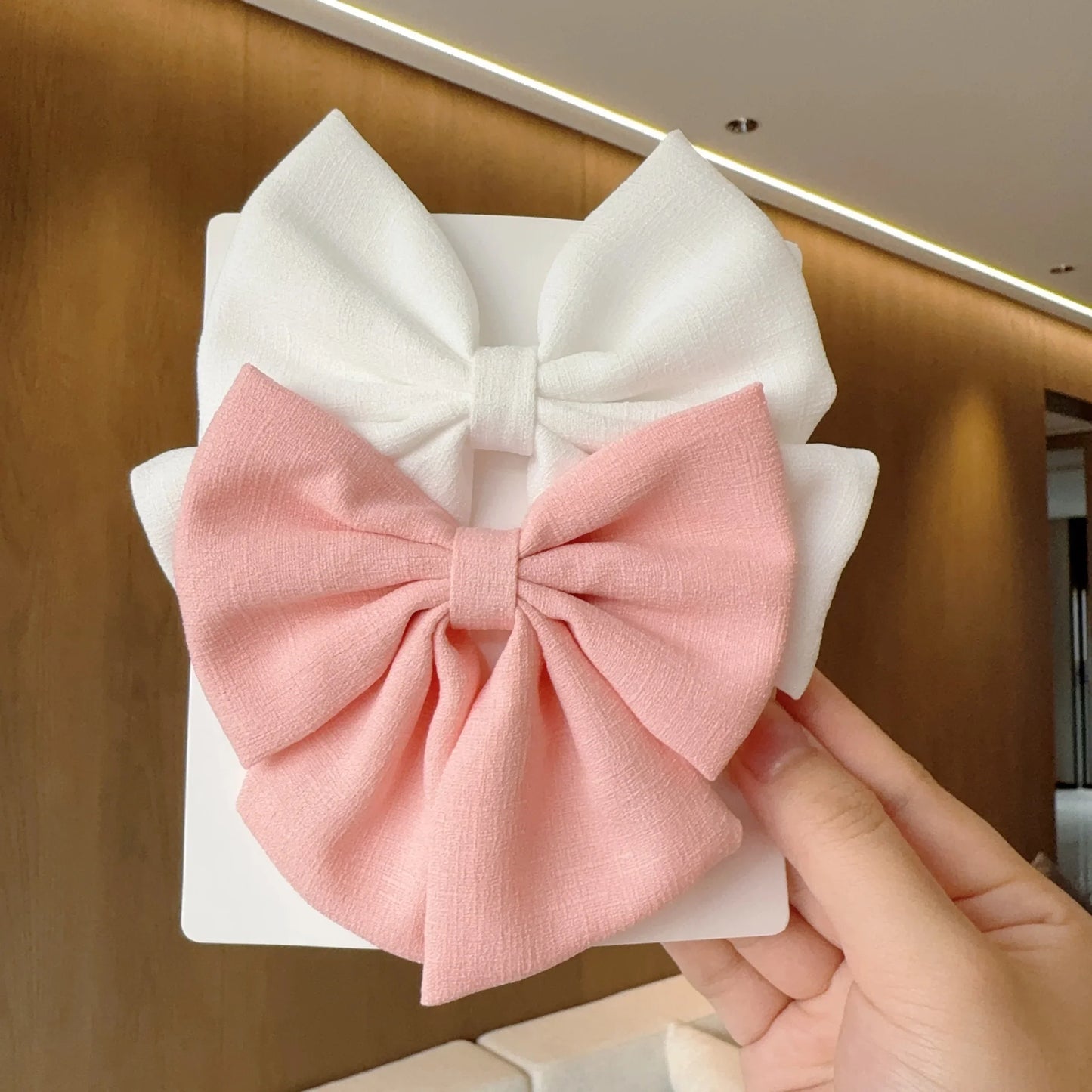 Zachte scrunchies in set van drie