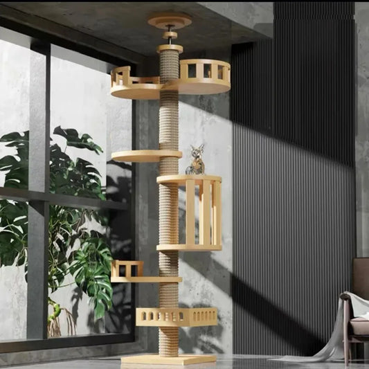 Luxe kattenpaal met design afwerking – Elegant en functioneel