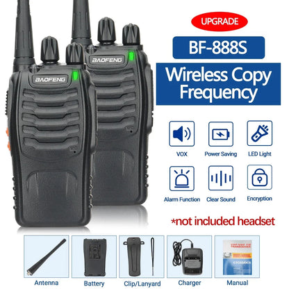 Walkie talkie kinderen met ingebouwde spelletjes