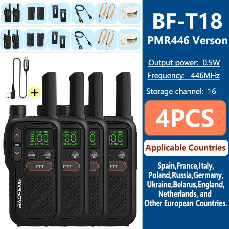 Walkie talkie met LED-licht – Voor spannende avonturen