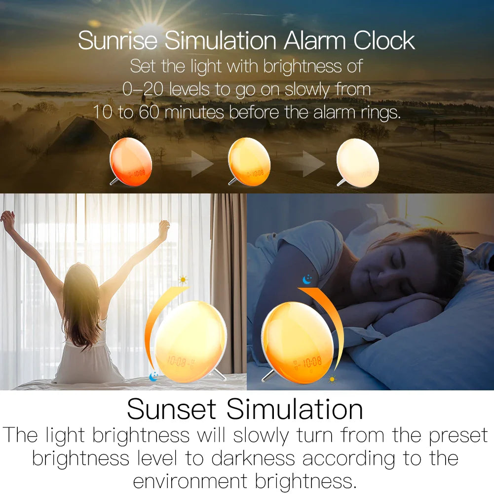 Wake up light met kalenderfunctie – Slimme toevoeging