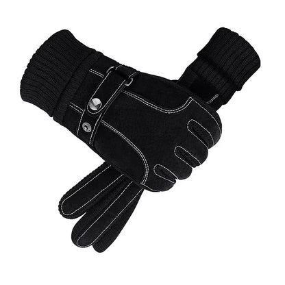 Lederen herenaccessoires voor de winter