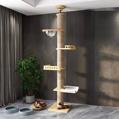 Design kattenpaal met verborgen schroeven – Strak afgewerkt