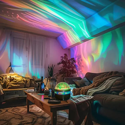 Luxe projector lamp met sterrenhemel look