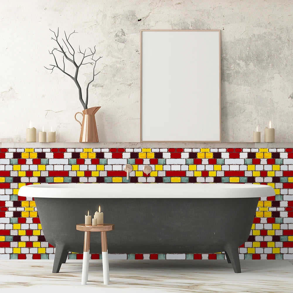Lichte mozaiek tegels toilet – Fris en modern