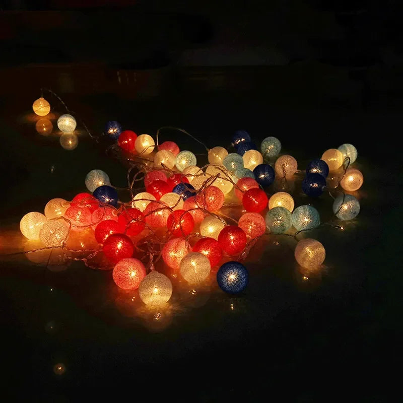 Lichtslinger met papieren lampionnetjes – Aziatische flair