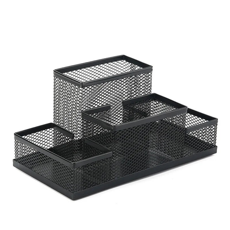 Zachte stoffen desk organizer voor rustgevende look