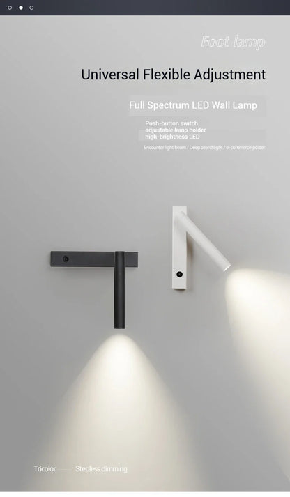 Kleine wandlamp op batterijen – Past in elke hoek