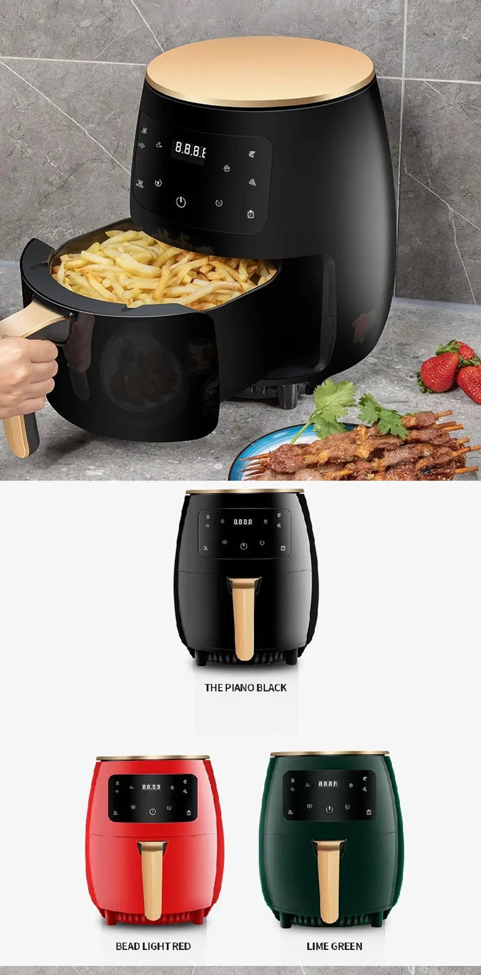 Action airfryer met instelbare temperatuur – Simpel en effectief