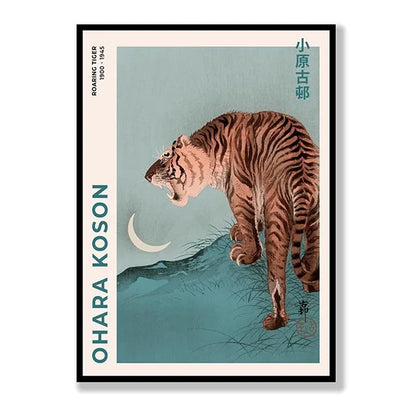 Poster met lijnen en vlakken in modern design