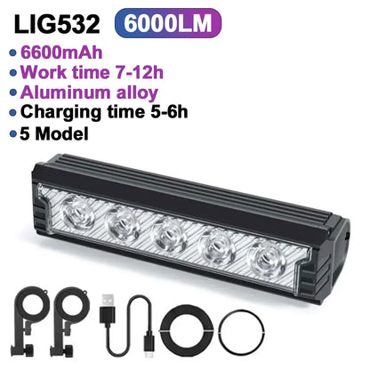 Set LED fietslampjes met klikbevestiging