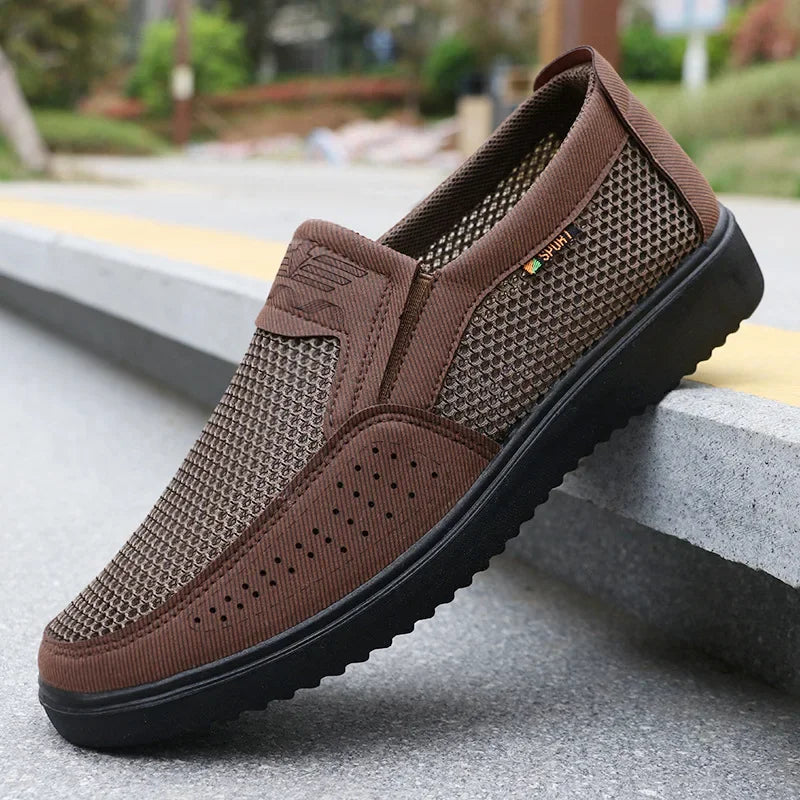 Zomerse herenschoenen met retro look