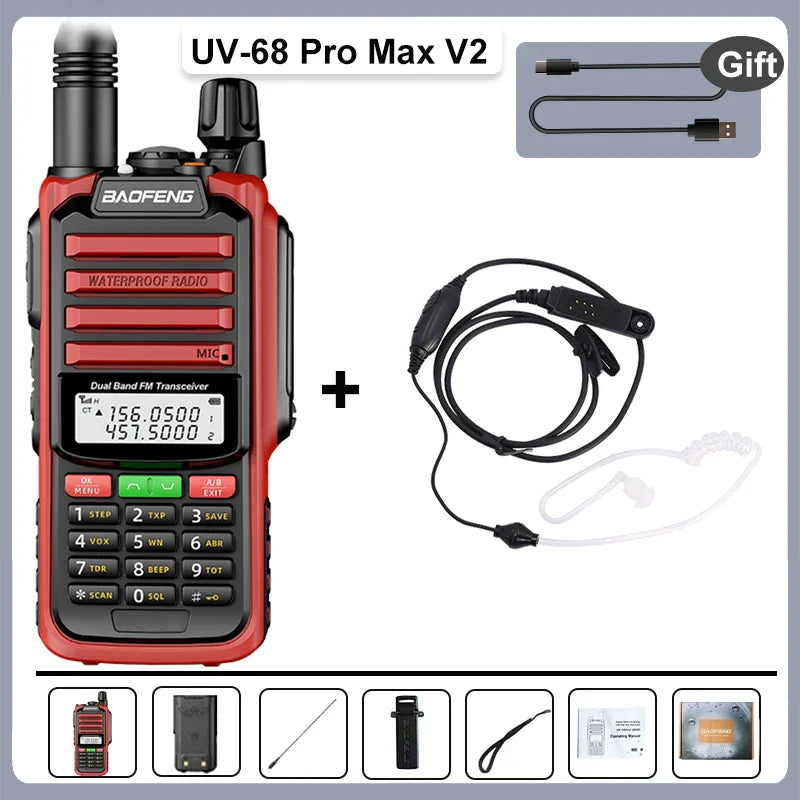 Action walkie talkie met instructieboekje