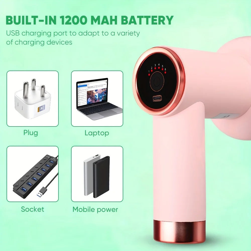 Massage gun met digitaal display – Strak en duidelijk