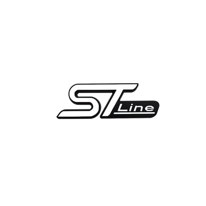 auto stickers - kleurrijke ST Line stickers voor unieke uitstraling
