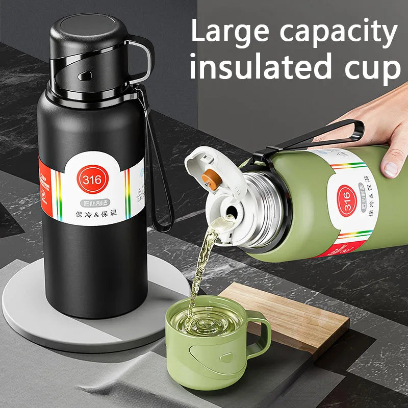 Thermosfles met easy-clean design – Makkelijk te onderhouden