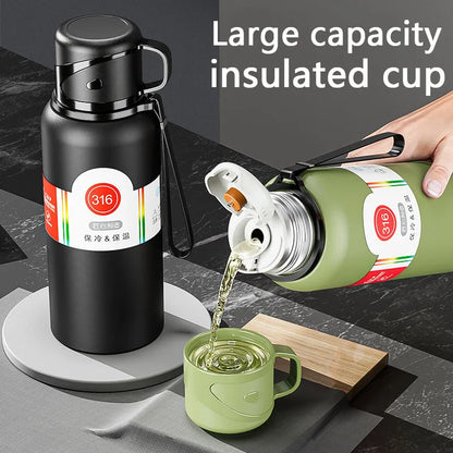 Thermosfles met easy-clean design – Makkelijk te onderhouden