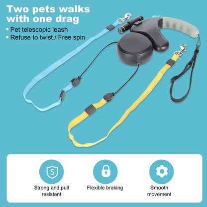 Tuigje hond met reflecterende elementen – Voor avondwandelingen