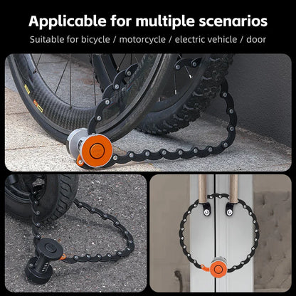 Fiets kettingslot met slotcilinder – Moeilijk te kraken