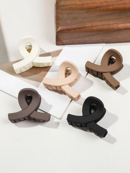 Gekleurde haarclips met retro uitstraling