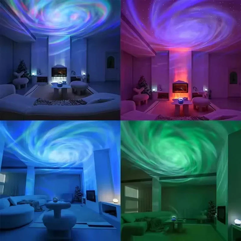 Compacte projector lamp met sterren voor kinderkamer