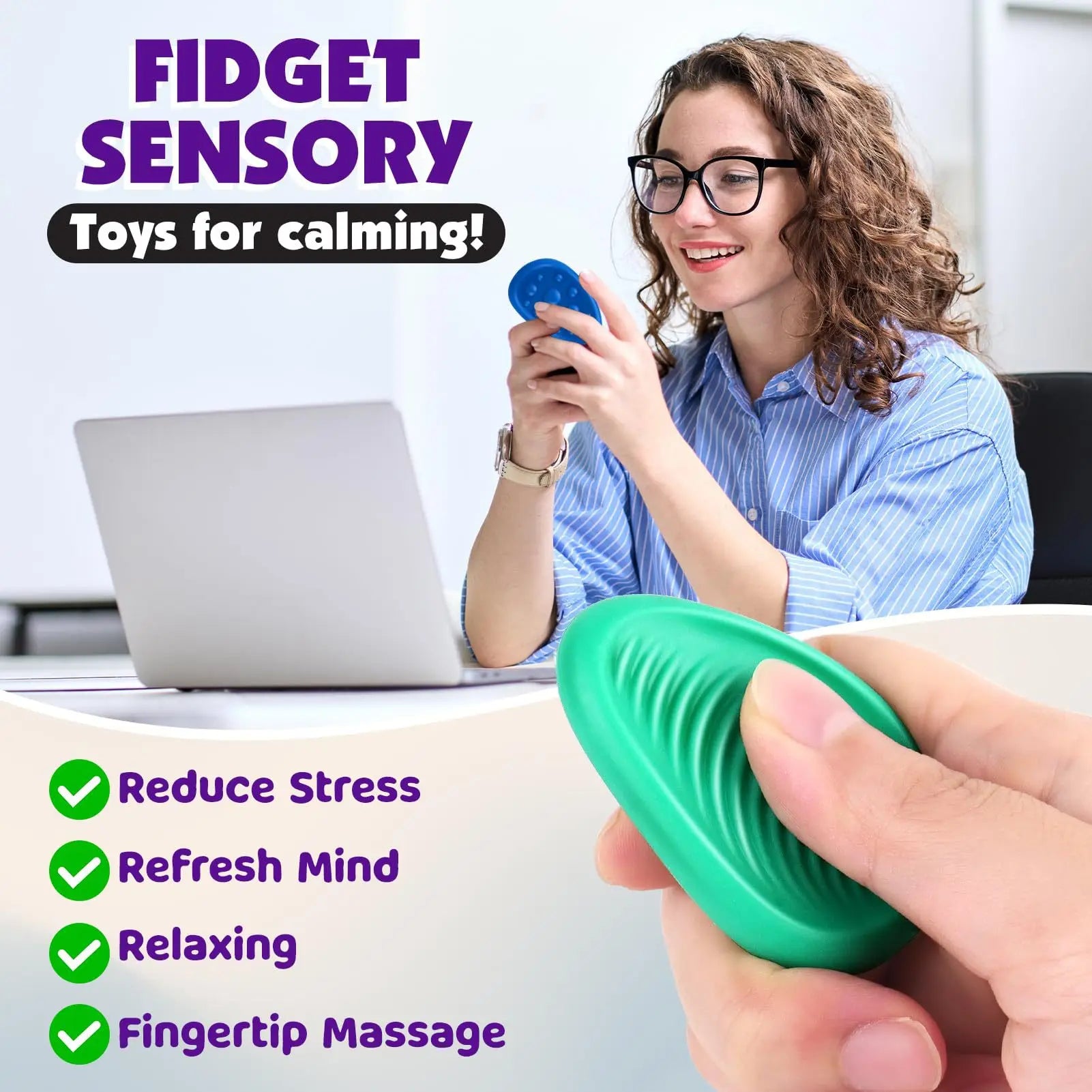 Stressverlichtende fidget toy voor drukke dagen