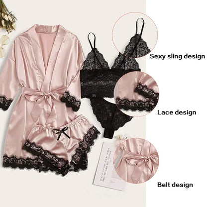 Hunkemöller ochtendjas dames met kantdetails – Elegant en fijn