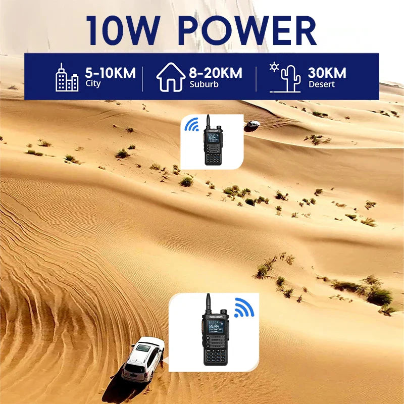 Walkie talkie Action met verlichte display