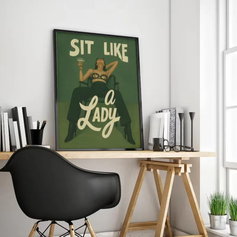 Posters met marmeren textuur en gouden accenten