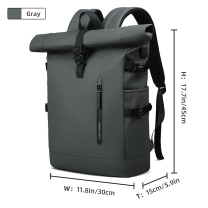 Rugzak als handbagage met opbergbare schouderbanden