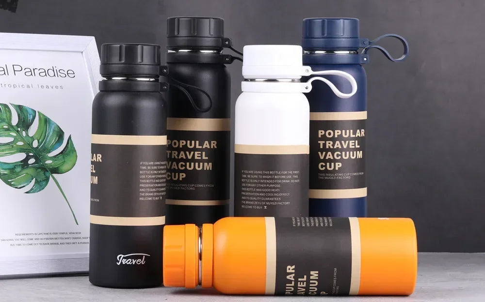 Thermosfles met stijlvolle vorm – Past in elke tas