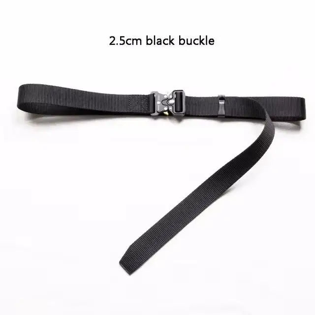 Riem heren met sportieve canvas band
