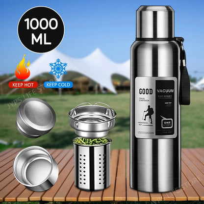 Thermosfles met rubber coating – Extra comfort en grip