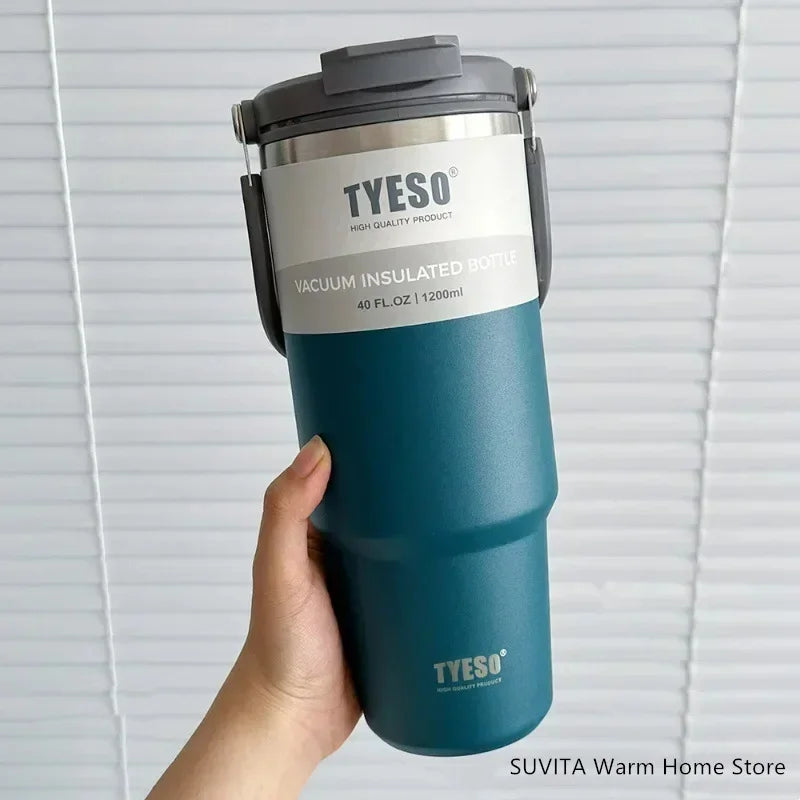 Thermosfles met brede opening – Makkelijk schoon te maken