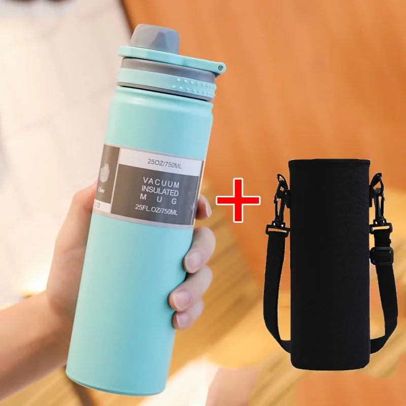 Thermosfles met trendy patroon – Fashionable en functioneel