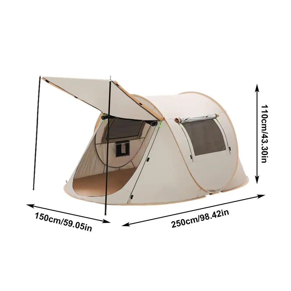 Pop up tent met donkere binnentent – Voor betere nachtrust