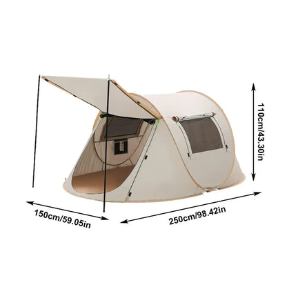 Pop up tent met donkere binnentent – Voor betere nachtrust