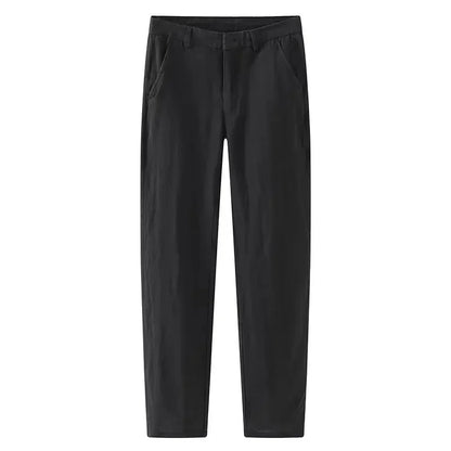 Linnen broek mannen met bandplooi – Voor extra comfort