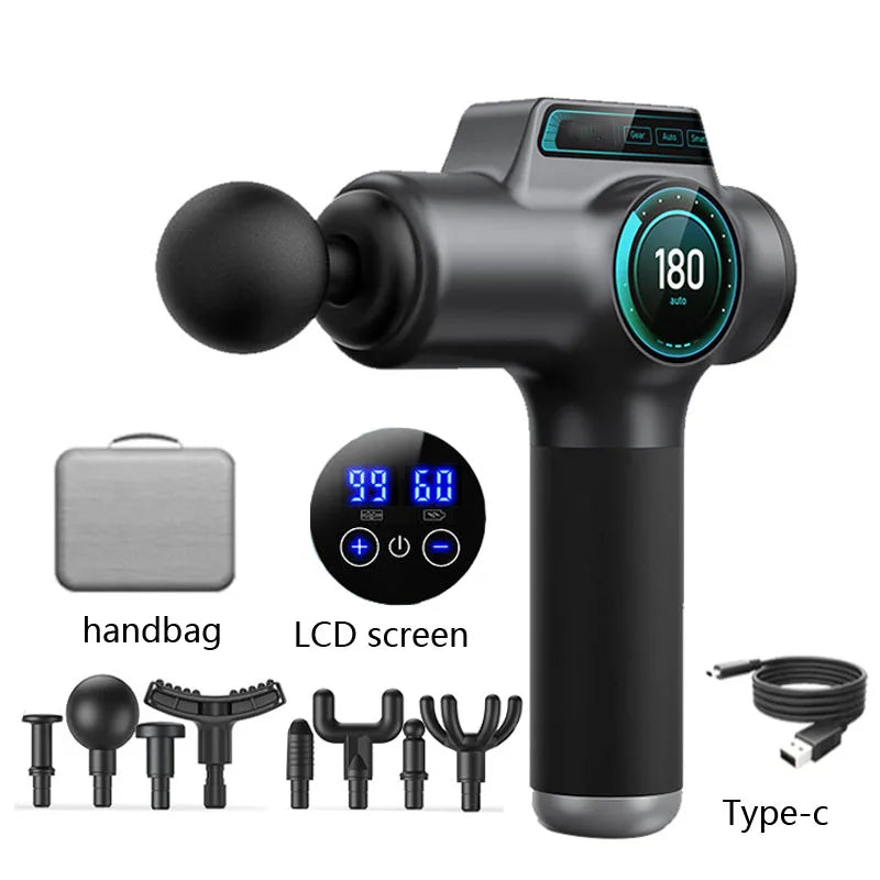 Massage gun met ronde kop – Voor grote spiergroepen