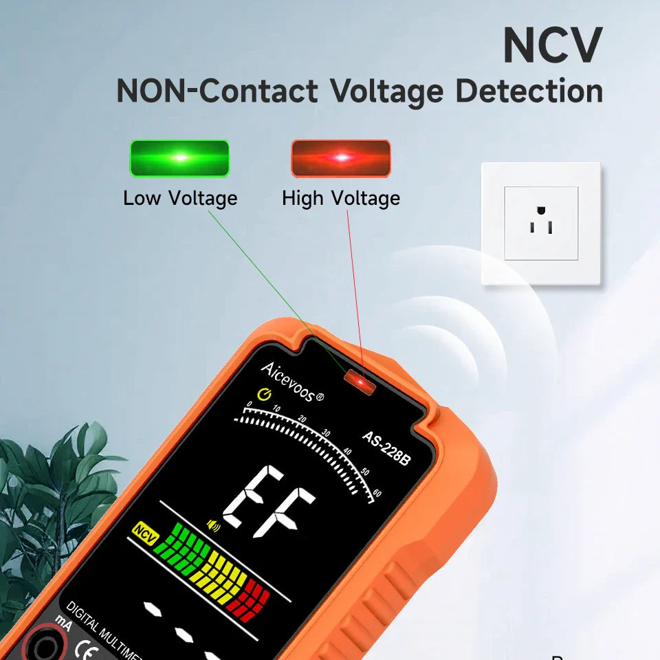 Multimeter geschikt voor school en werkplaats