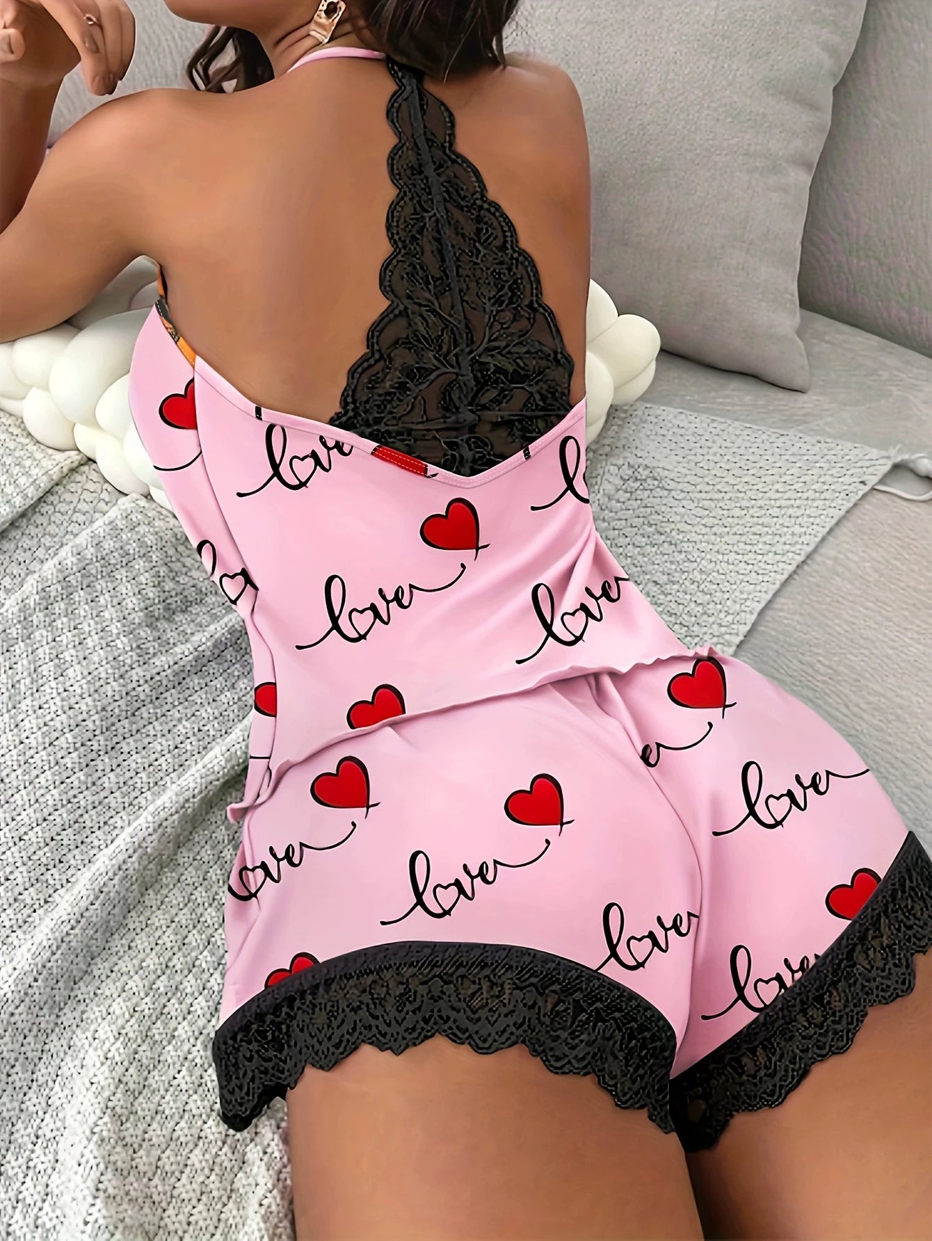 Dames pyjama katoen met ademend effect