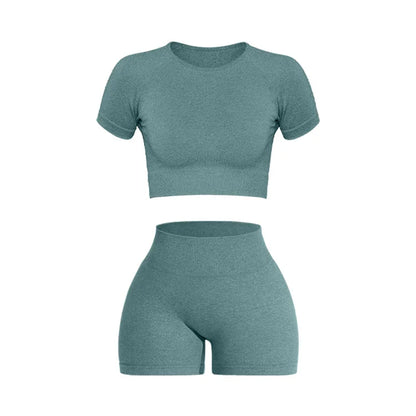 Ademende top en legging yoga kleding dames