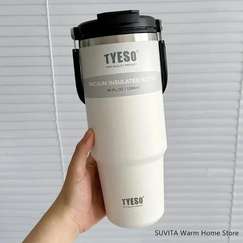 Thermosfles met clip – Bevestigbaar aan je tas