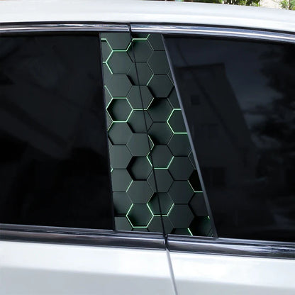 Auto stickers - Hexagonaal design voor een unieke uitstraling