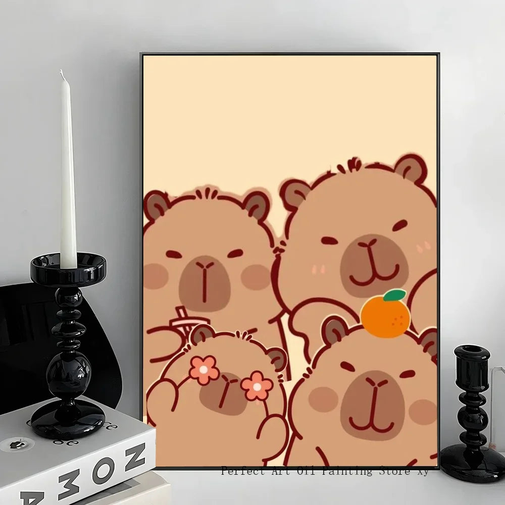 Poster met botanisch motief