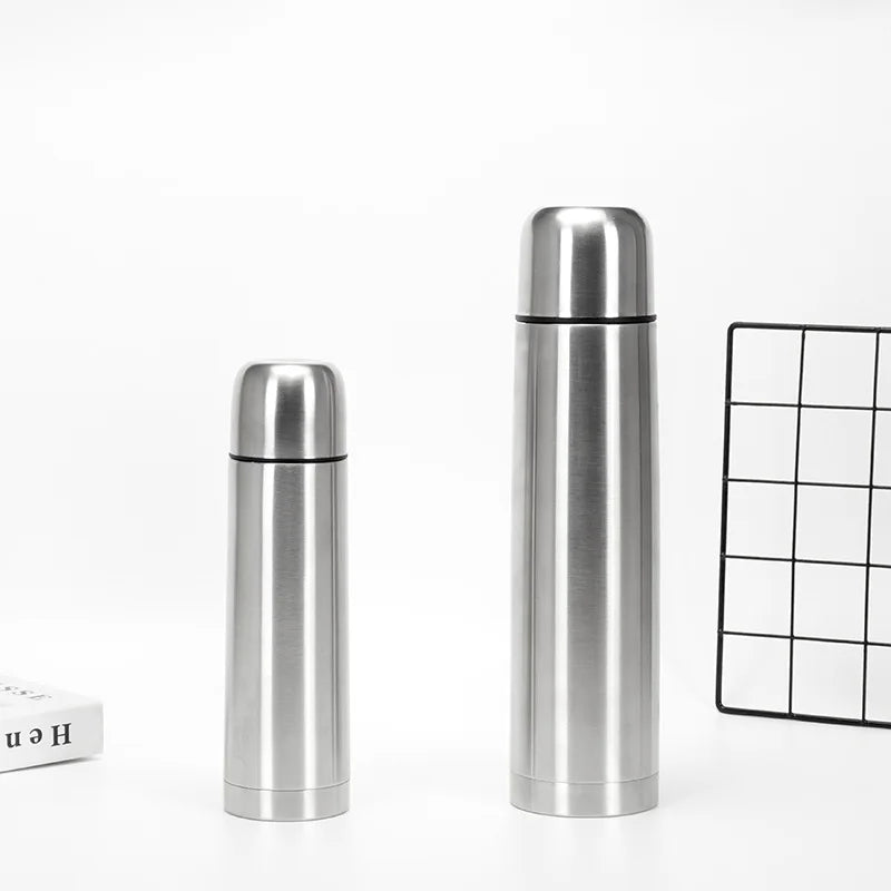 Thermosfles met stijlvolle vorm – Past in elke tas