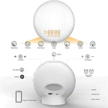Wake up to light wekker met zonsopgang – Word uitgerust wakker
