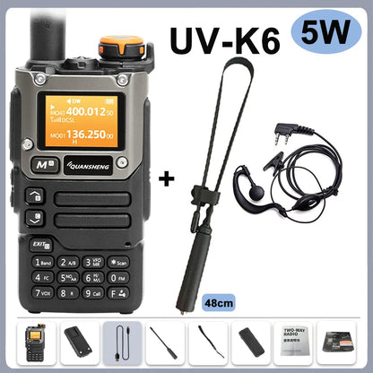 Walkie talkie met batterijniveau-indicator