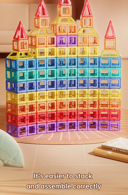 Magnetische vormen speelgoed – Leren en bouwen tegelijk